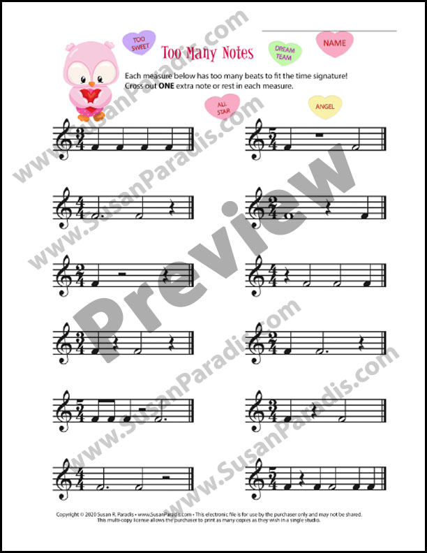 Valentine Funsheets - Image 6