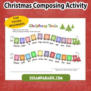 Christmas Train Composing Activity