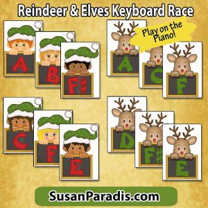 Reindeer and Elves Keyboard Race