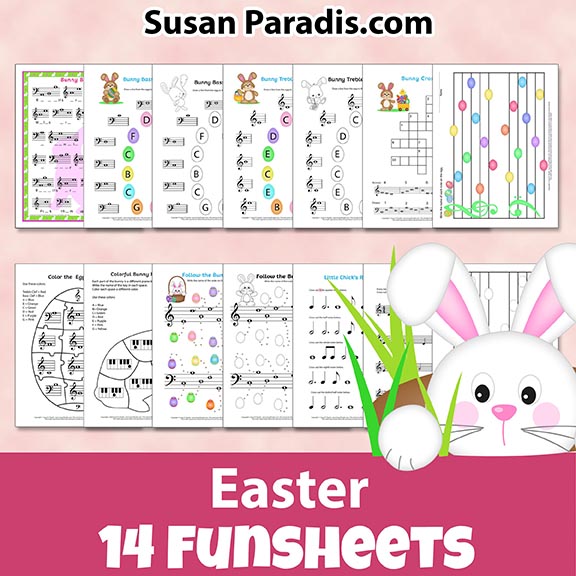 Bunny Activity Sheets Bundle
