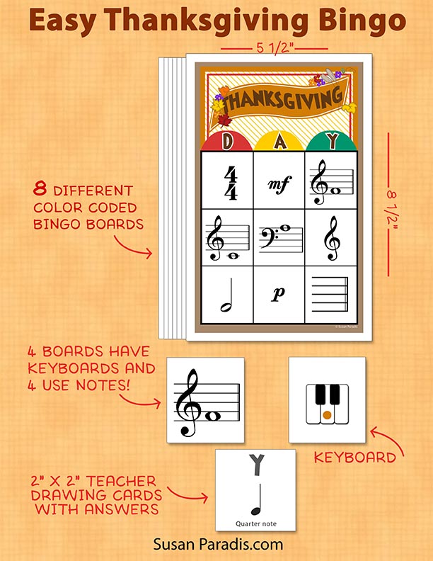Thanksgiving Day Music Bingo - Image 2