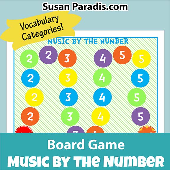 Music Vocabulary by the Number