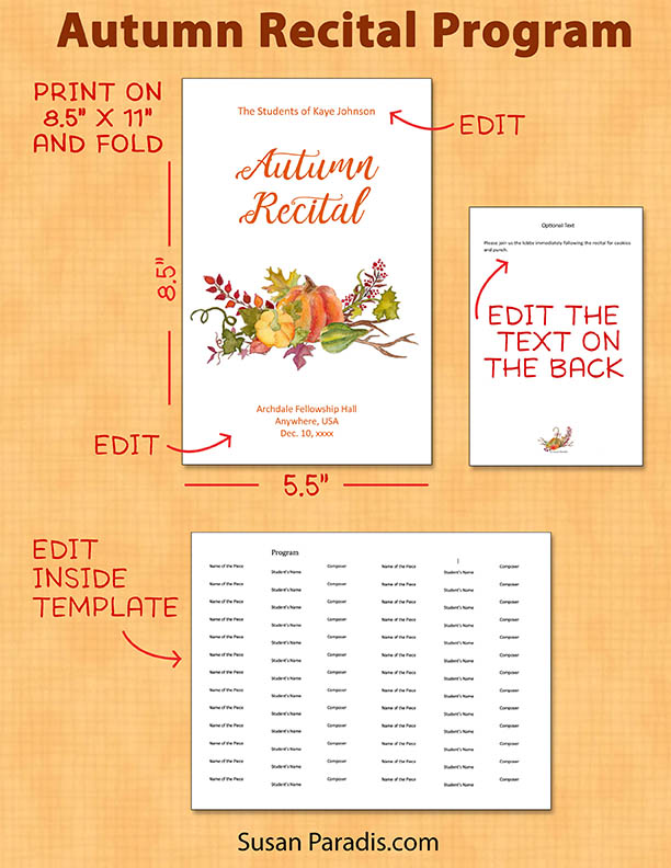 Autumn Recital Program - Image 2