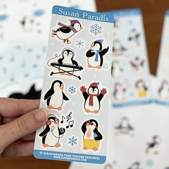 Penguin Sticker Sheet