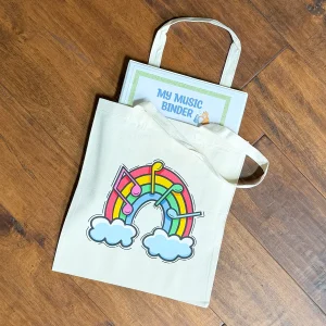 tote bag rainbow staff product image