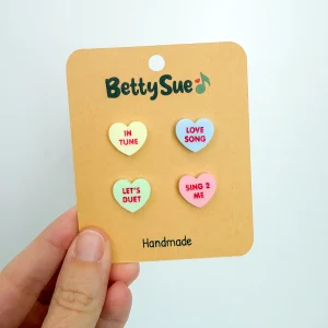 Earrings - Candy Heart Studs