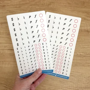 Essential Piano Teaching Sticker Sheets - Symbols Product Photo