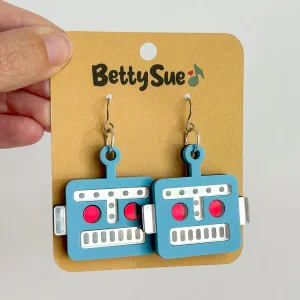 Earrings – Robot Head