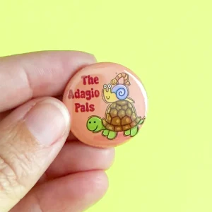 Button Pin - Adagio Pals
